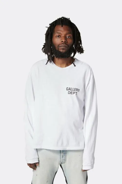 Long Sleeve Men Gallery Dept SOUVENIR LS TEE White