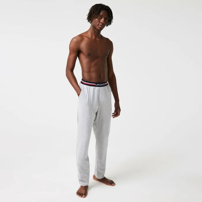 Loungewear and Pajamas Men Lacoste Men039s Jersey Multicolor Waistband Pajama Pants Grey Chine Cca Loungewear and Pajamas Men Lacoste Men039s Jersey Multicolor Waistband Pajama Pants Grey Chine Cca