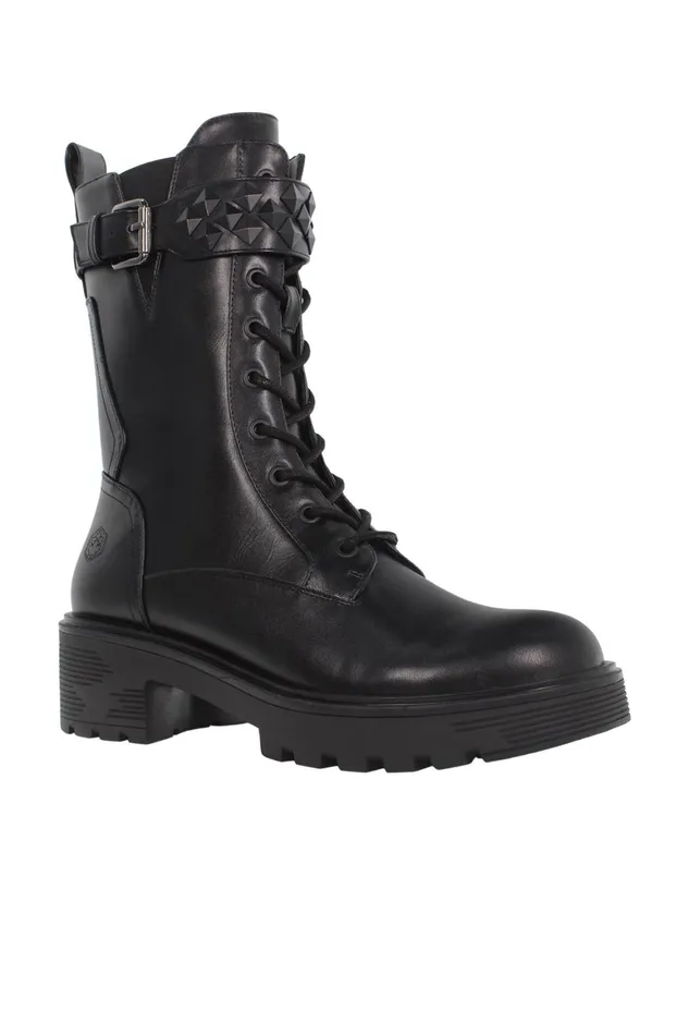 Lumberjack ANKLE BOOTS Women HIGH KOMBAT BOOT WITH BUC BLACK Woman 776 Black