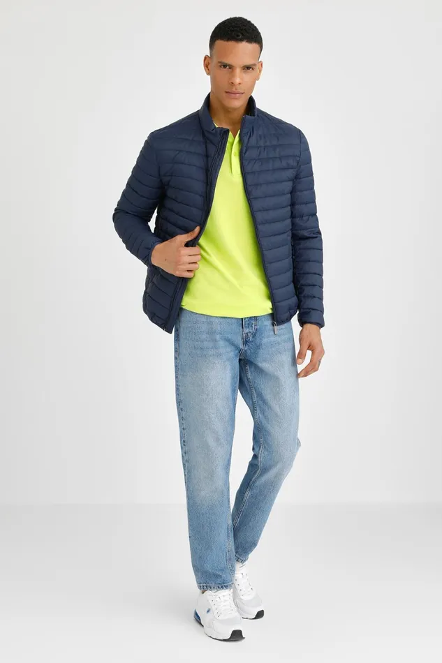 Lumberjack JACKETS Men LIGHT PADDED JACKET NAVY BLUE Man Jacket Blue