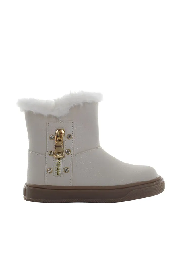 Lumberjack Shoes Girls MID BOOT WITH FUR BEIGE Girl 776 Beige