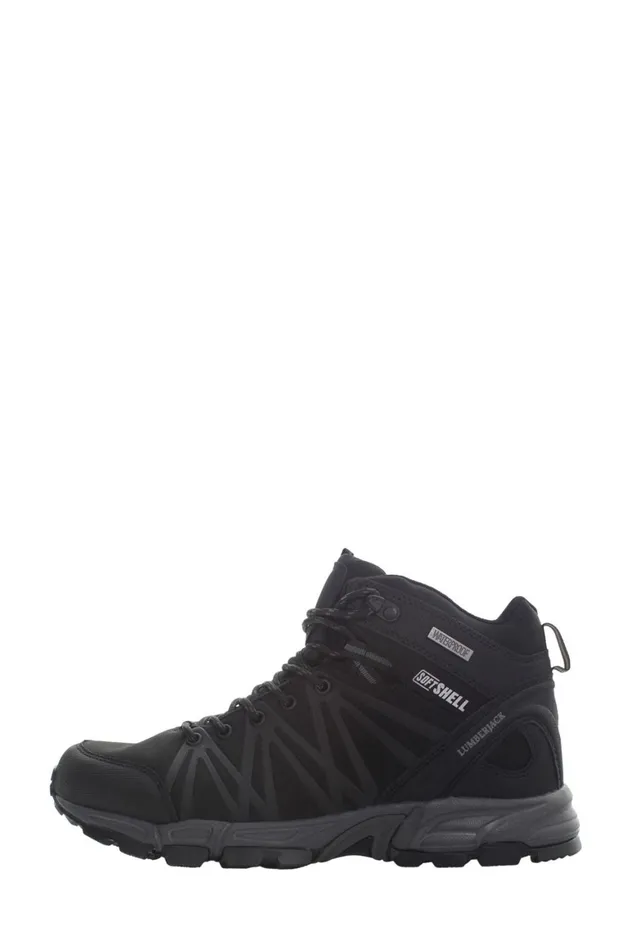 Lumberjack SNEAKERS Men HIKING BOOT WPF BLACK MULTI Man Comfort Shoes Black