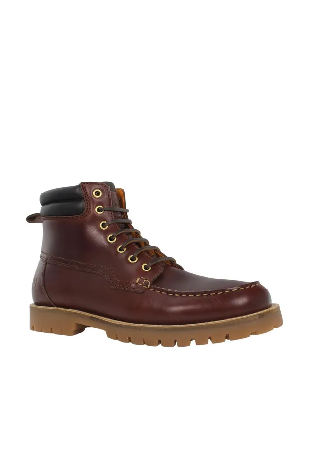 Lumberjack SNEAKERS Men NEWTON SMF3301003 BRICK RED Man Basic Casual Boots Red