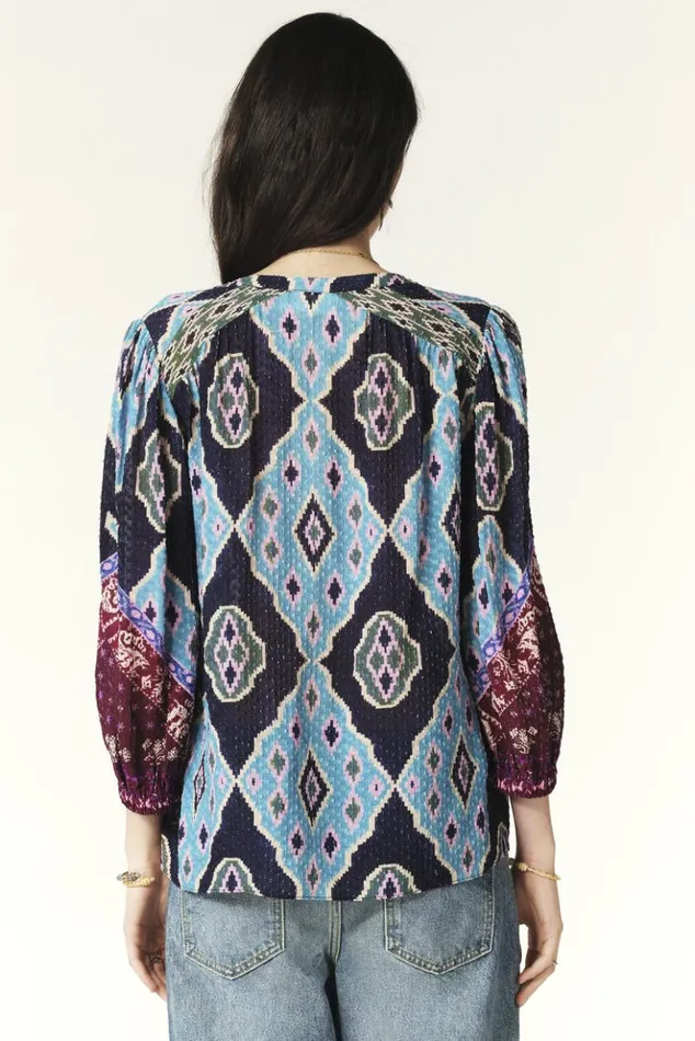 MadLooseFitting Blouse Clothing Baandsh Tops and Shirts