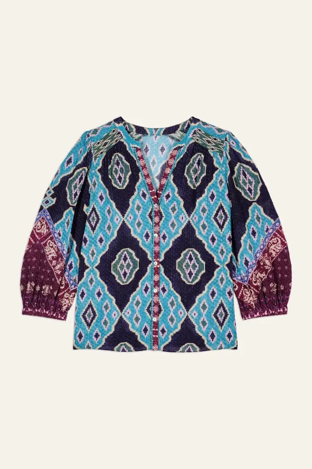 MadLooseFitting Blouse Clothing Baandsh Tops and Shirts