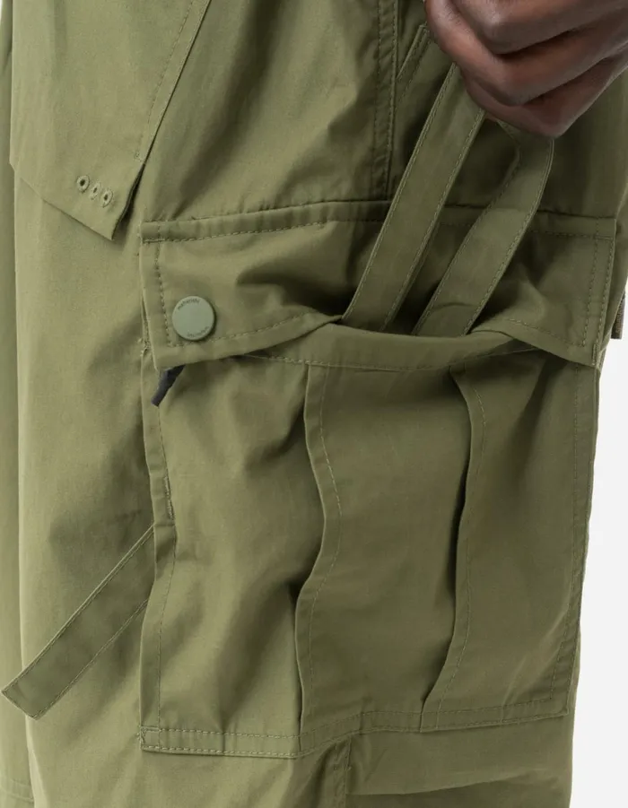 Maharishi Cargo Pants 5307 Asym Cargo Track Pants Olive OG107F 8211 Men