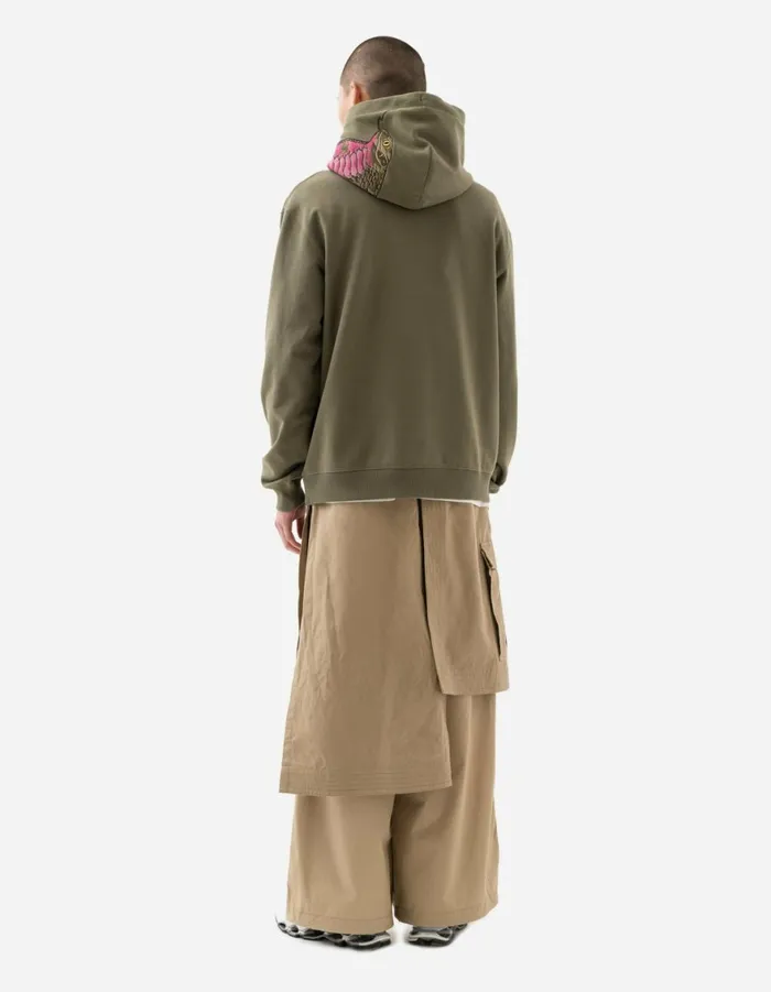 Maharishi Hooded Sweats 6010 Cobra Organic Hooded Sweat Olive OG107F 8211 Men
