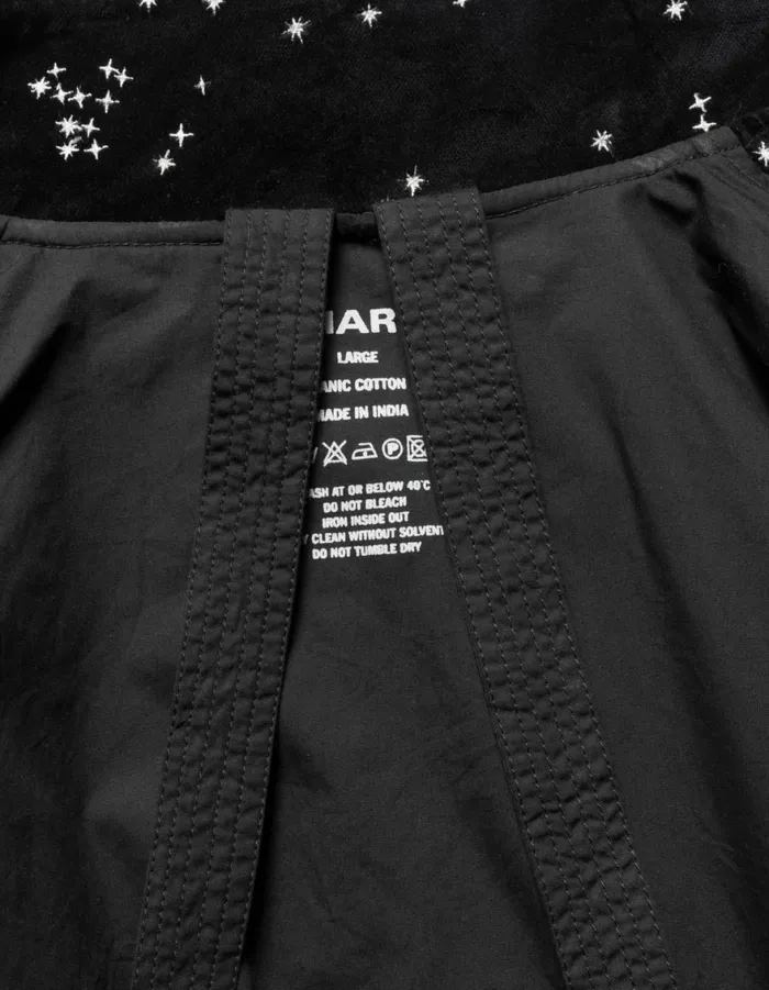 Maharishi Jackets 6033 Celeste Oversized Track Jacket Black 8211 Men