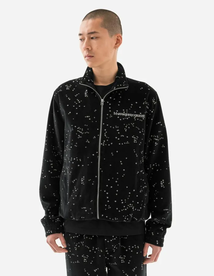 Maharishi Jackets 6033 Celeste Oversized Track Jacket Black 8211 Men