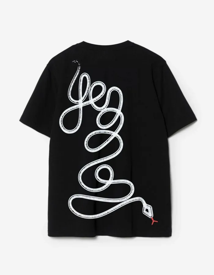 Maharishi Short Sleeve TShirts 1541 Teach Year Of The Snake TShirt Black 8211 Men Maharishi Short Sleeve TShirts 1541 Teach Year Of The Snake TShirt Black 8211 Men