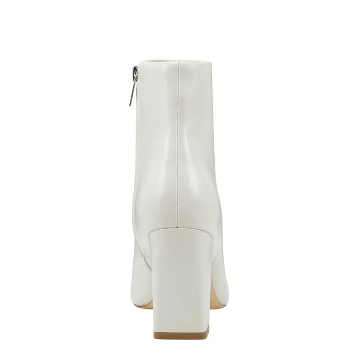 Marc Fisher Booties Women Yanara Heeled Bootie Chic Cream