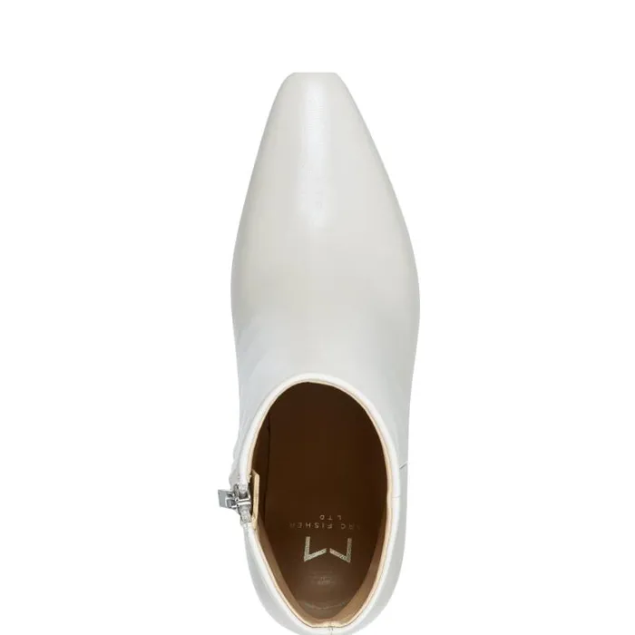 Marc Fisher Booties Women Yanara Heeled Bootie Chic Cream