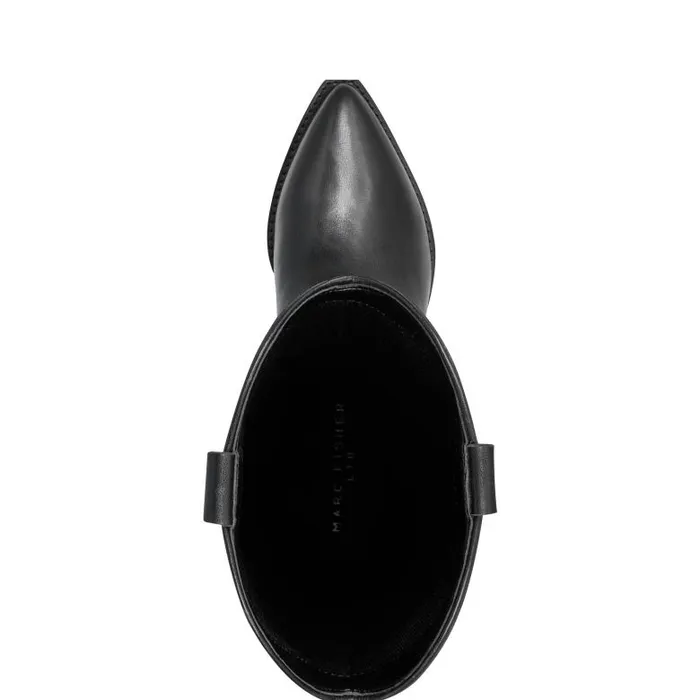 Marc Fisher Boots Women Ander Western Boot Black Leather