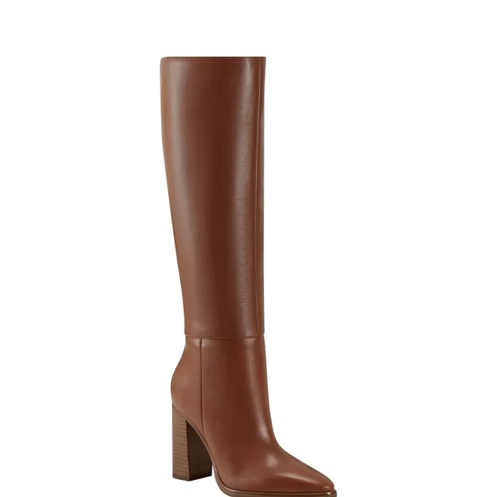 Marc Fisher Boots Women Lannie Dress Boot Medium Natural