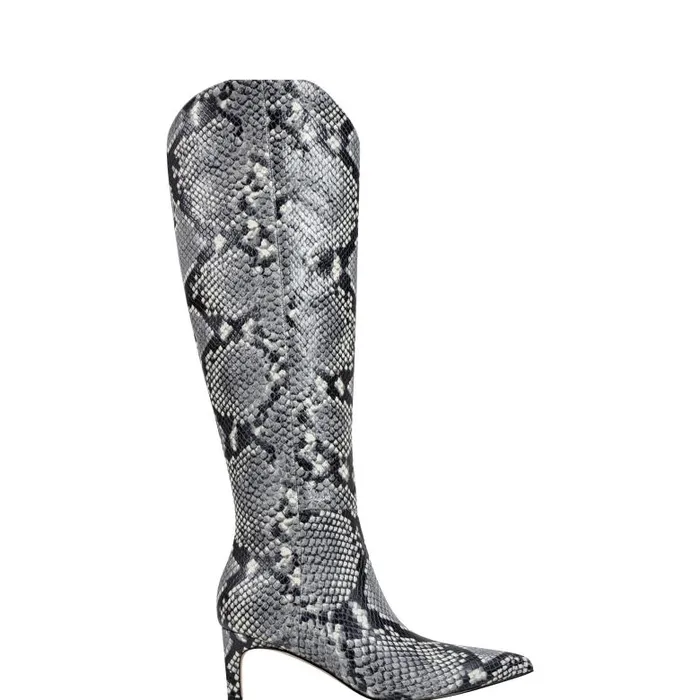Marc Fisher Boots Women Quinnie Dress Boot Snake Print