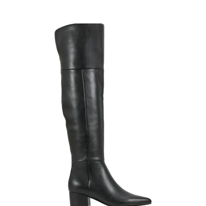 Marc Fisher Casual Boots Women Lottie Over The Knee Boot Smooth Black