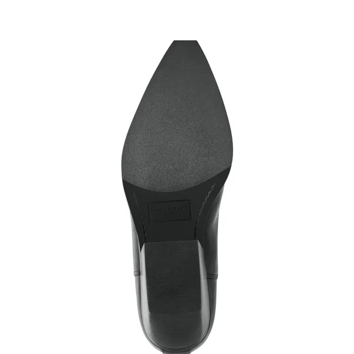 Marc Fisher Casual Boots Women Pryce Western Bootie Black Leather