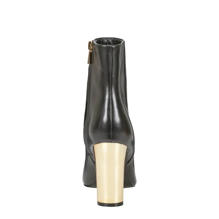 Marc Fisher Dress Boots Women Talyna Dress Bootie Black Leather