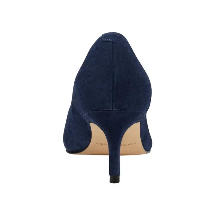Marc Fisher Heels and Pumps Women Alola Pump Dark Blue Suede