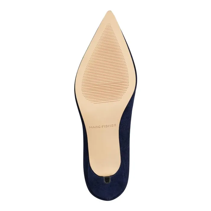 Marc Fisher Heels and Pumps Women Alola Pump Dark Blue Suede