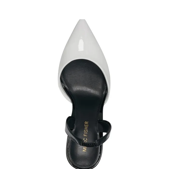 Marc Fisher Heels and Pumps Women Hadya Slingback Pump Whiteblack