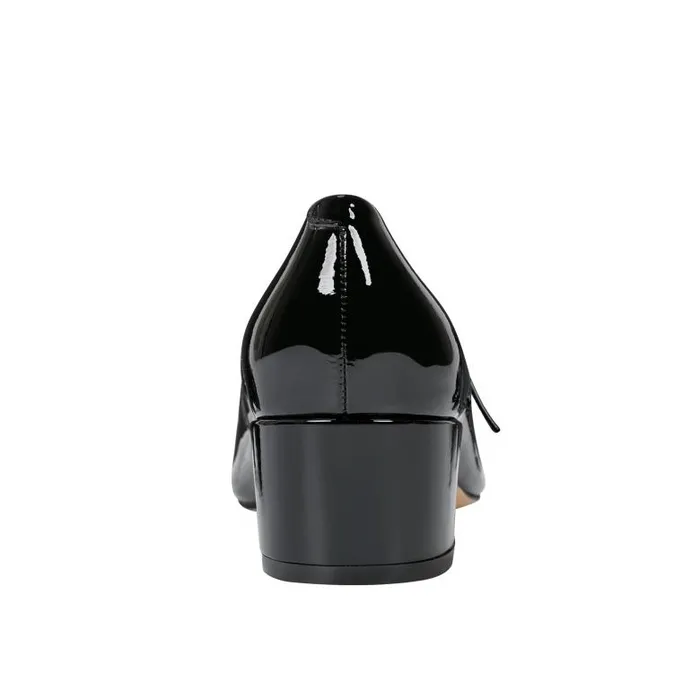 Marc Fisher Heels and Pumps Women Luccie Mary Jane Pump Black Patent Leather