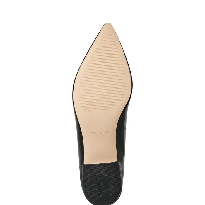 Marc Fisher Heels and Pumps Women Luccie Mary Jane Pump Black Patent Leather
