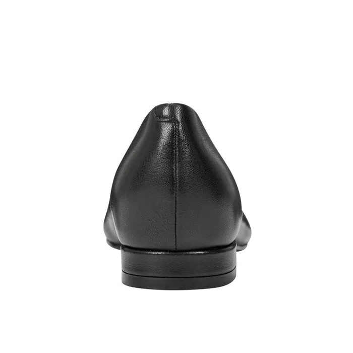 Marc Fisher Loafers and Flats Women Gunner Pointed Toe Flat Black Leather