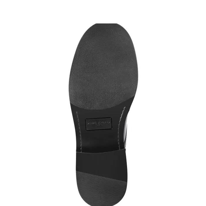 Marc Fisher Loafers and Flats Women Perrie LaceUp Oxford Black Leather