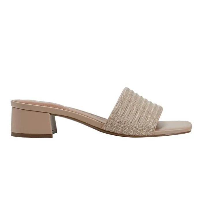 Marc Fisher Sandals Women Casala Block Heel Sandal Light Natural