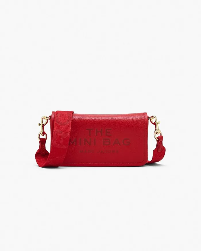 Marc Jacobs Crossbody Bags The Leather Mini Bag True Red 8211 Women