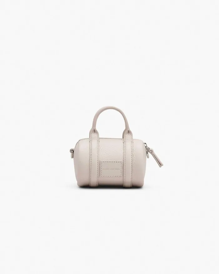 Marc Jacobs Crossbody Bags The Leather Nano Duffle Crossbody Cottonsilver 8211 Women