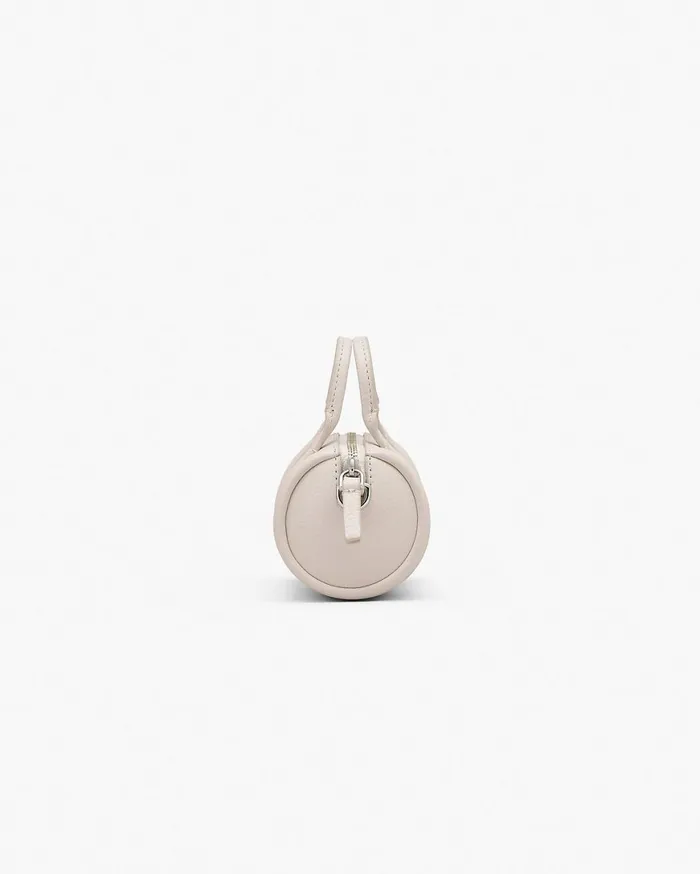 Marc Jacobs Crossbody Bags The Leather Nano Duffle Crossbody Cottonsilver 8211 Women