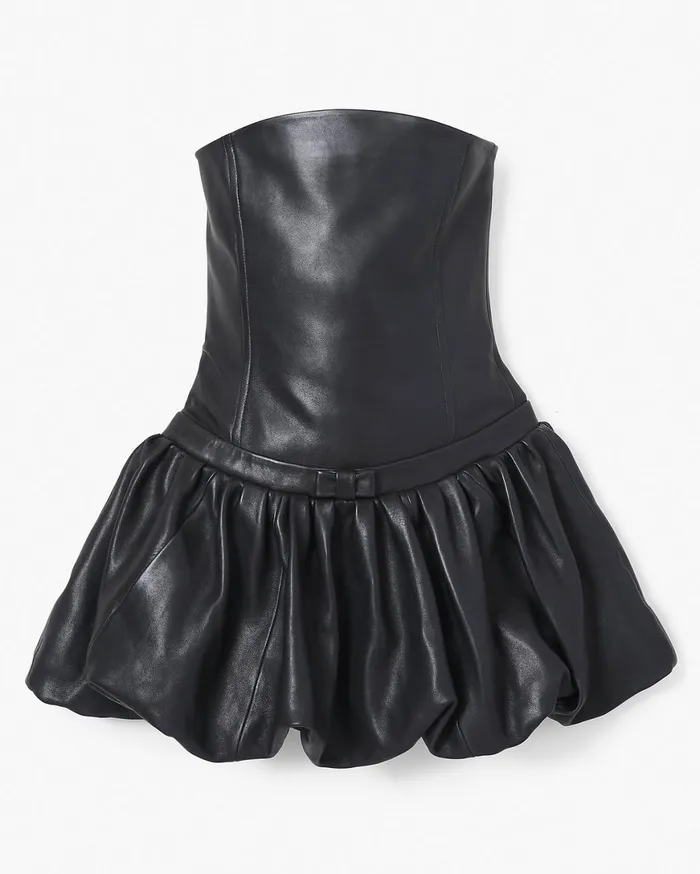Marc Jacobs Dresses The Leather Bubble Dress Black 8211 Women