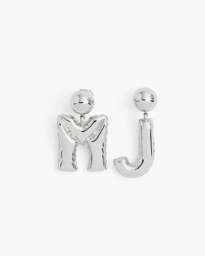 Marc Jacobs Earrings The Mj Balloon Earrings Silver 8211 Women