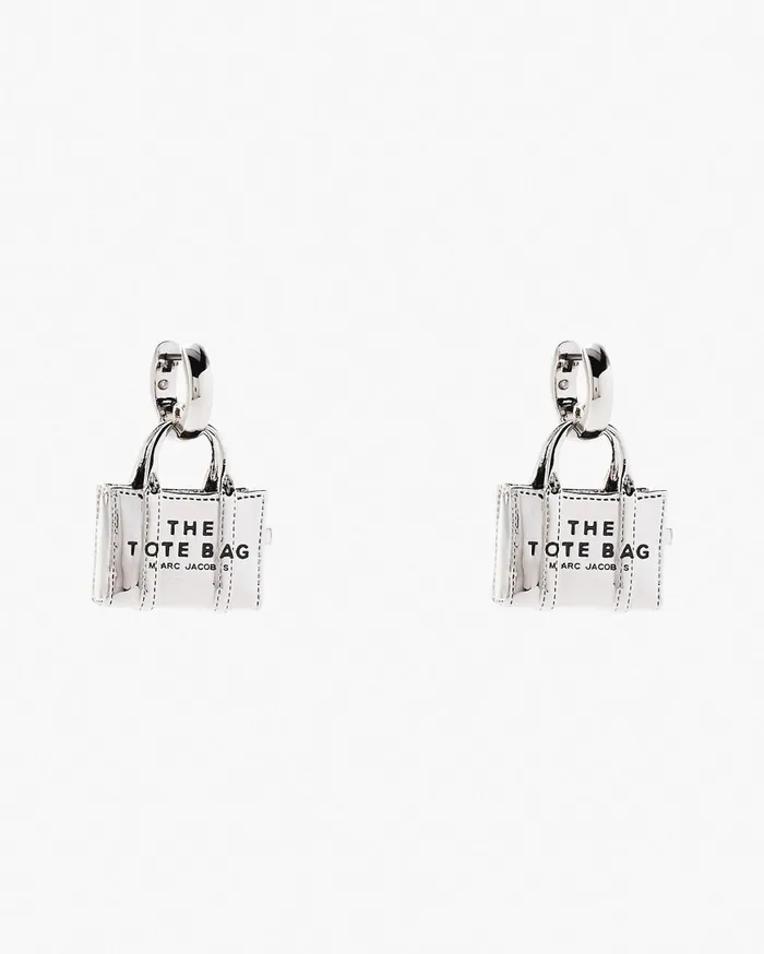 Marc Jacobs Earrings The Tote Bag Earrings Light Antique Silver 8211 Women