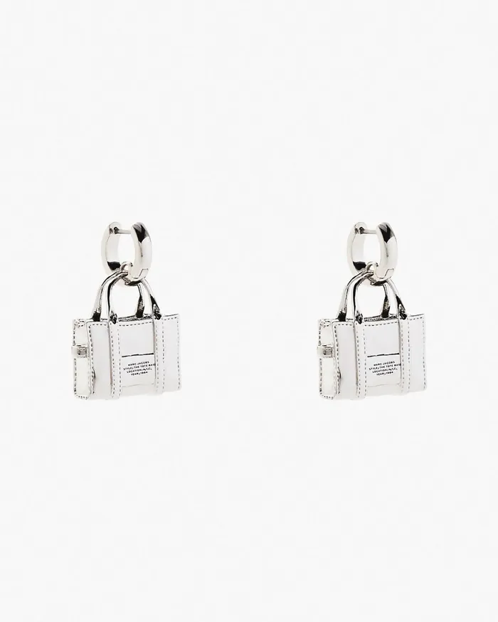 Marc Jacobs Earrings The Tote Bag Earrings Light Antique Silver 8211 Women