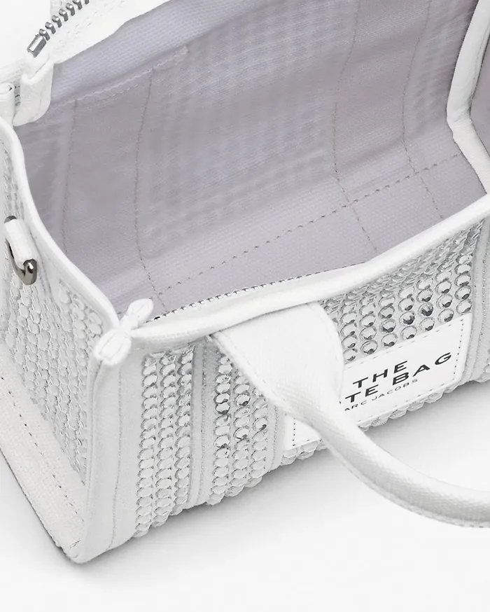 Marc Jacobs Mini Bags The Crystal Canvas Crossbody Tote Bag White Crystal 8211 Women