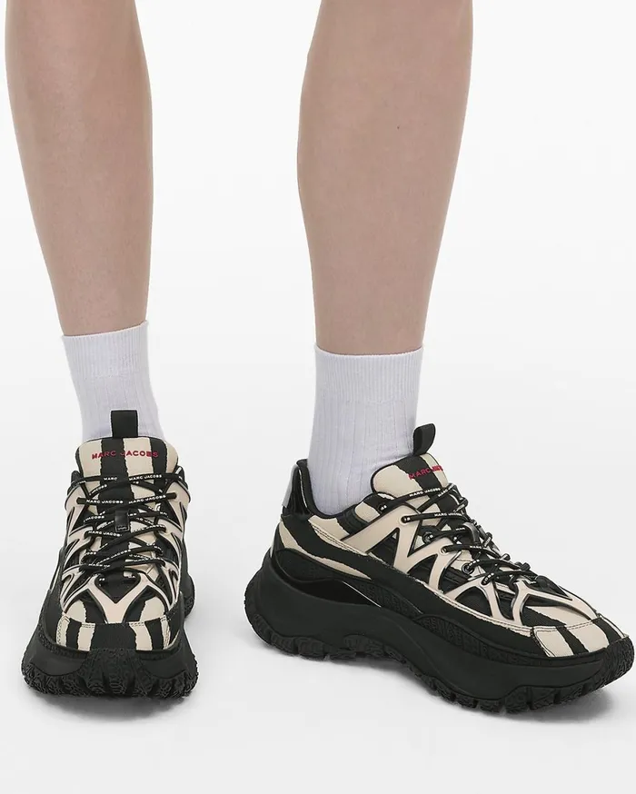 Marc Jacobs Sneakers The Zebra Canvas Lazy Hiker Blackwhite 8211 Women