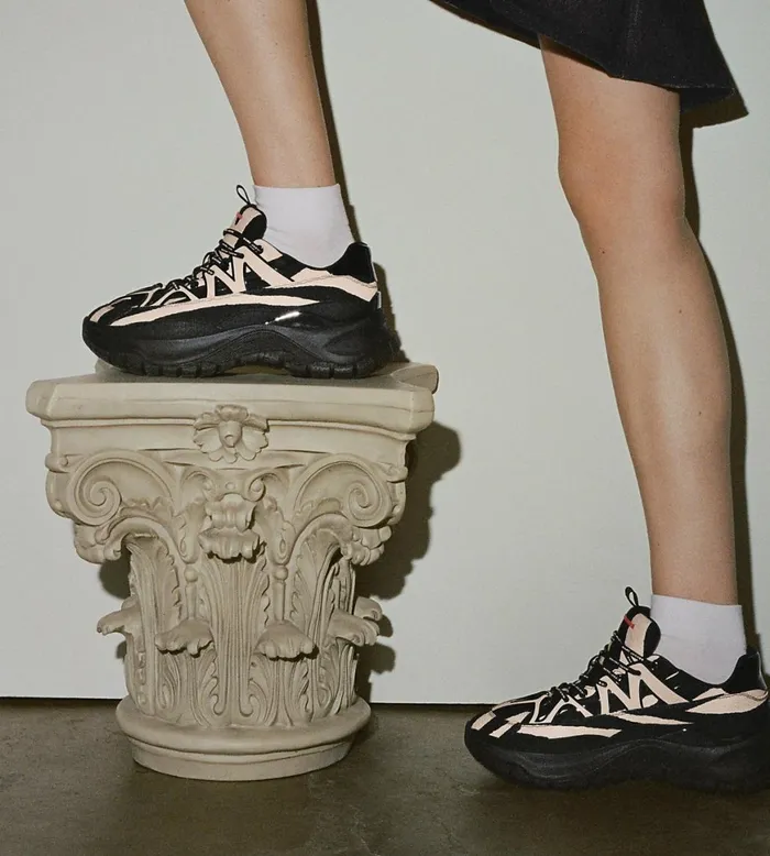 Marc Jacobs Sneakers The Zebra Canvas Lazy Hiker Blackwhite 8211 Women