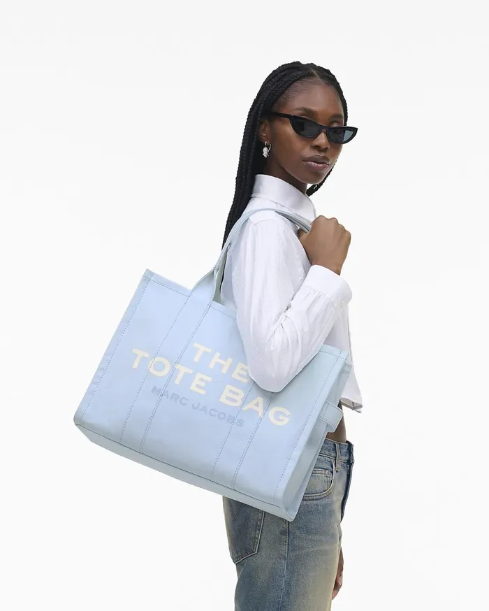 Marc Jacobs The Tote Bag The Canvas Large Tote Bag Cloud Blue 8211 Women