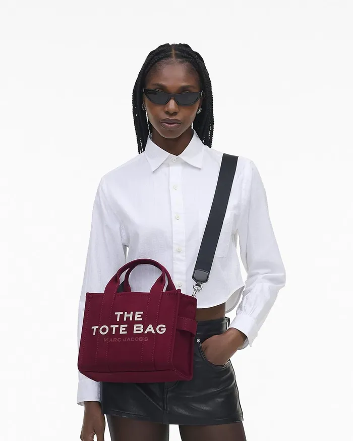 Marc Jacobs The Tote Bag The Canvas Small Tote Bag Oxblood 8211 Women