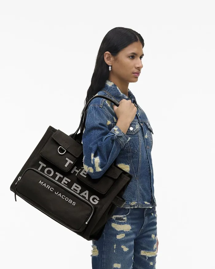 Marc Jacobs The Tote Bag The Cargo Canvas Large Tote Bag Black 8211 Women