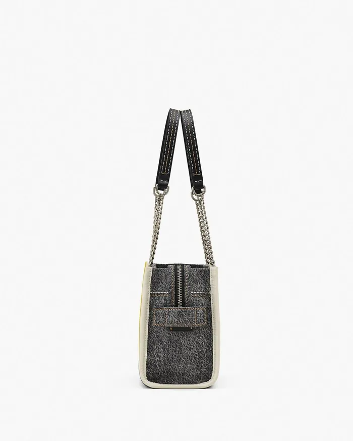 Marc Jacobs The Tote Bag The Denim Chain Small Tote Bag Black Wash 8211 Women