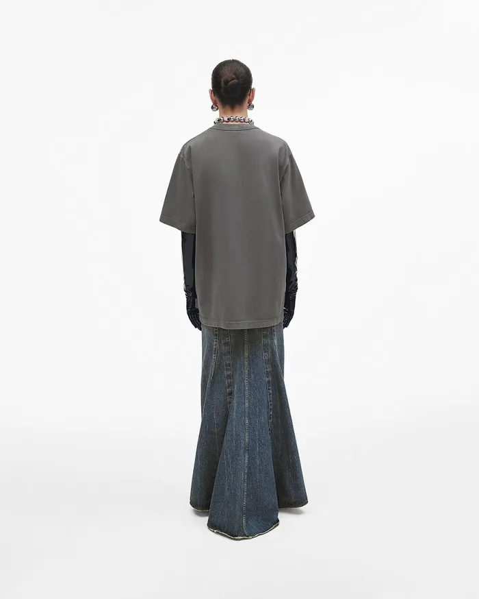 Marc Jacobs Tops Crystal Big Tee Steel Grey 8211 Women