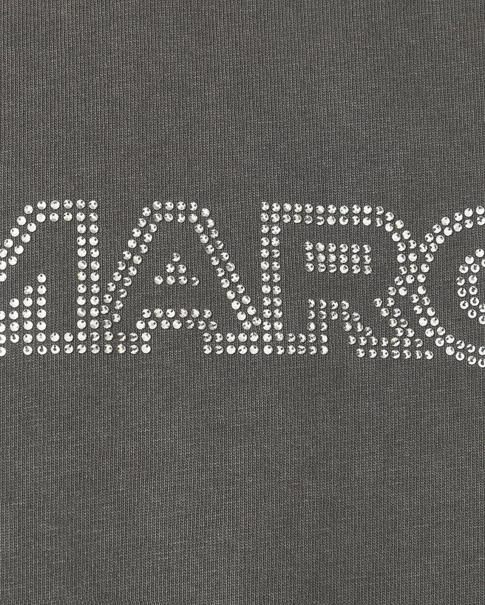 Marc Jacobs Tops Crystal Big Tee Steel Grey 8211 Women