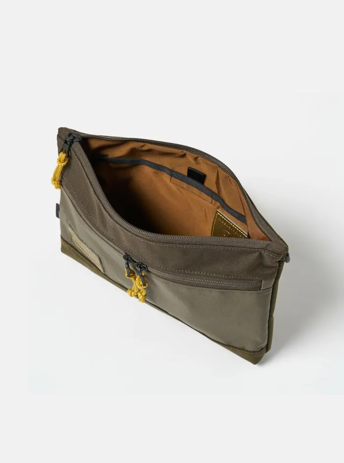 Masterpiece X Shoulder Bag In Olive Recycled Tech Can Men Universal Works Bags