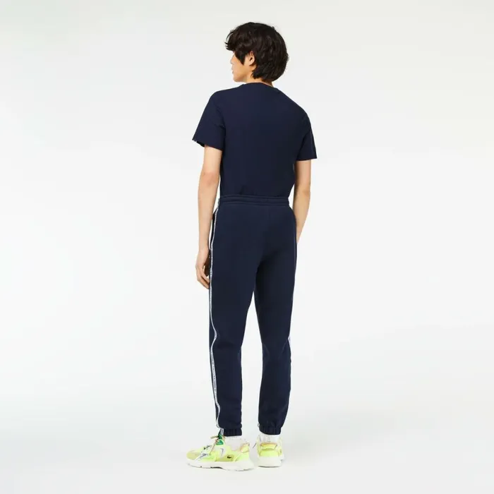 Matching Sets Men Lacoste Mens Logo Stripe Joggers Navy Blue 166