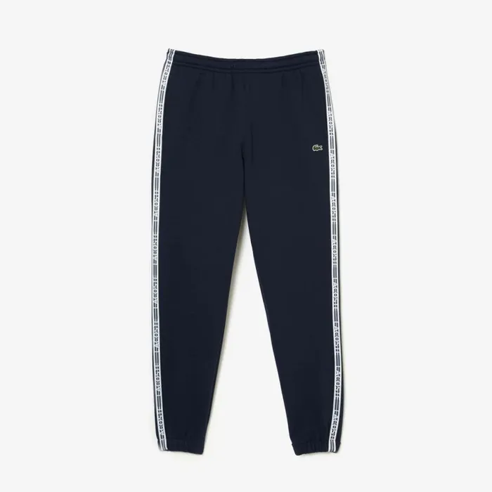 Matching Sets Men Lacoste Mens Logo Stripe Joggers Navy Blue 166