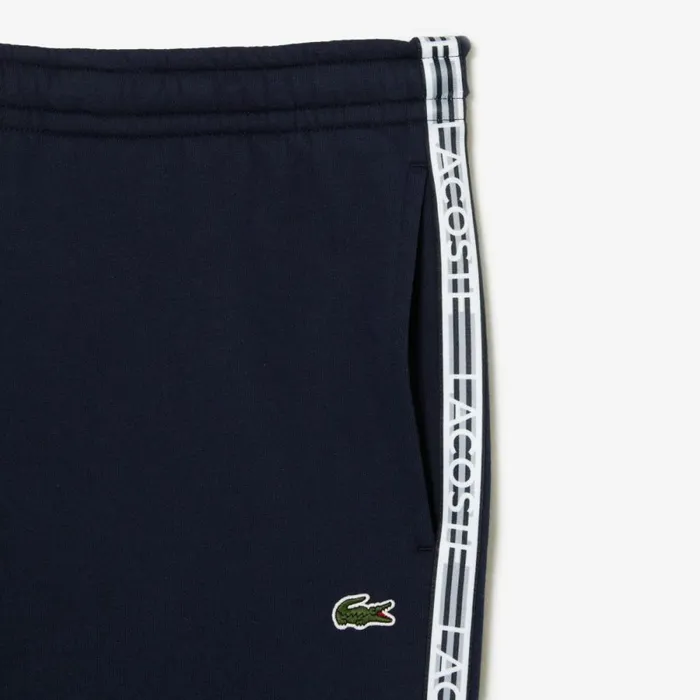 Matching Sets Men Lacoste Mens Logo Stripe Joggers Navy Blue 166